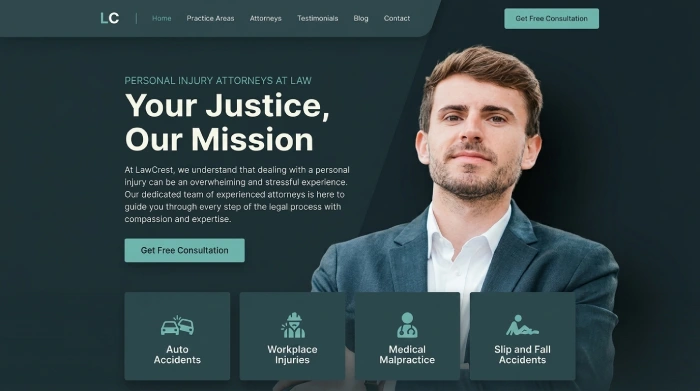 Attorney website design for law firms