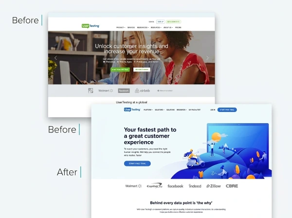 Professional website redesign services